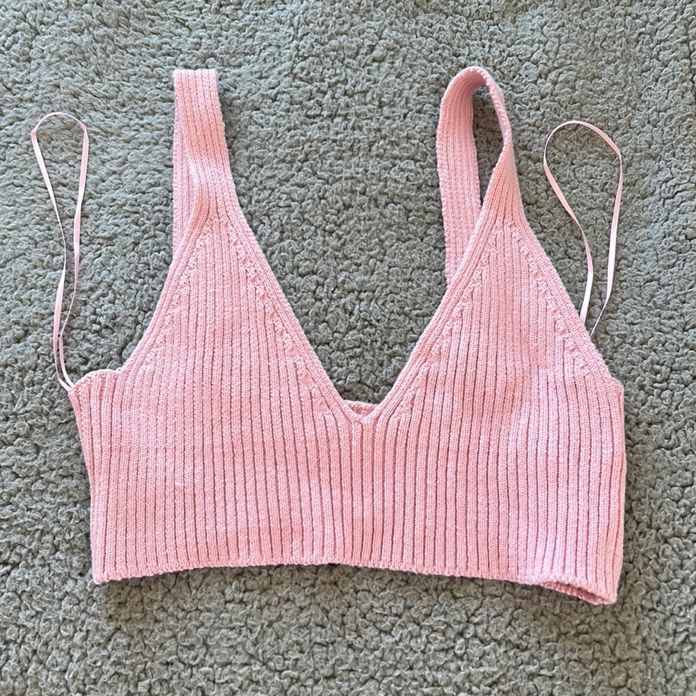 Billabong pink crop top